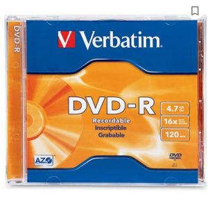 DVD -R16X4.7 GB 120MIN CAJA GRUESA PRECIO X 1  PZA (95051)