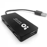 HUB DE 4 PUERTOS USB BROBOTIX NEGRO