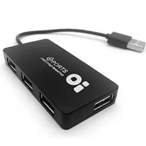 HUB DE 4 PUERTOS USB BROBOTIX NEGRO