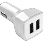 CARGADOR DE AUTO AL ENCENDEDOR DOBLE SALIDA  USB