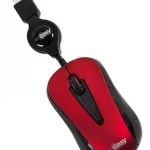 MINIMOUSE OPTICO RETRACTIL ROJO