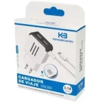 CARGADOR MICRO SUB A LA LUZ DE CASA  KINGBOARD 3.1 AMPERES