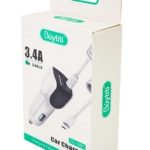 CARGADOR PARA AUTO 1m, 3.4A, V8