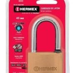 ANDADO DE LATON 40MM GANCHO LARGO HERMEX