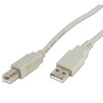 CABLE USB A PLUG TO B PLUG 2.0 DE 4.5MTS