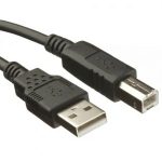 CABLE USB A PLUG MACHO/ B PLUG MACHO 3MTS