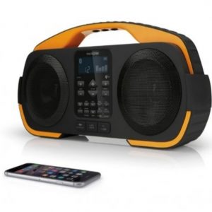 BOCINAS MP3, PARY BOX MEMOREX NW5552  AMARILLAS