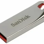 MEMORIA USB 32GB FLASH PLATEADA PARA LLAVERO