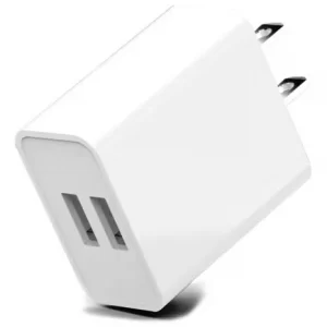 CARGADOR DE 2 USB A LA LUZ DE CASA SIN CABLE