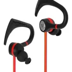 AUDIFONOS TIPO BOTON MANOS LIBRES GRIS ROJA