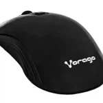 MOUSE INALAMBRICO VORAGO NEGRO PARA MANOS  GRANDES