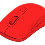 MOUSE INALAMBRICO VORAGO ROJO PARA MANOS  GRANDES