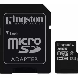MEMORIA MICRO SD 16GB CON ADAPTADOR